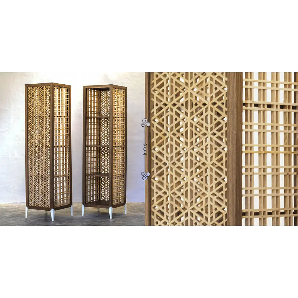 Kashmiri Pinjra Kari . Minar Book Shelve { Single Unit }  - 3